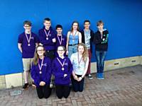 2014 under 14's with medals